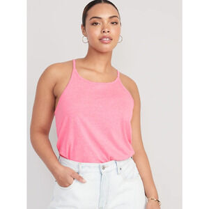 Old Navy Womens Relaxed Halter Tank Top Pink Multisize NWT